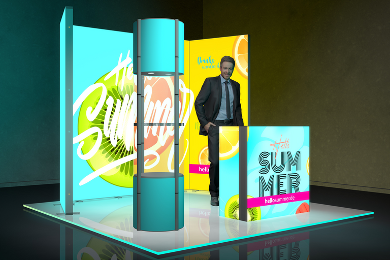 Messestand-Set LED 6 - Shop