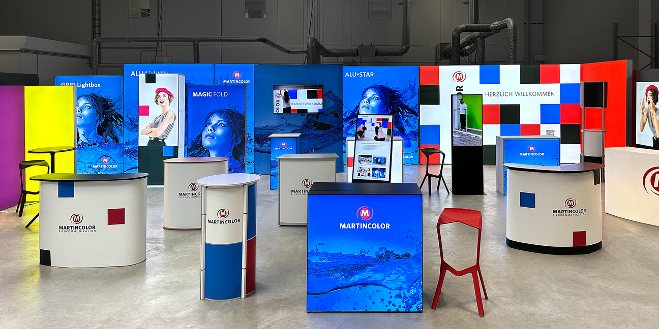 Showroom para stands de exposición modulares