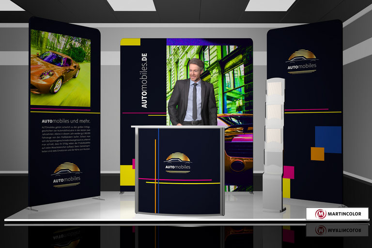 Messestand-Set Budget 8 - Shop