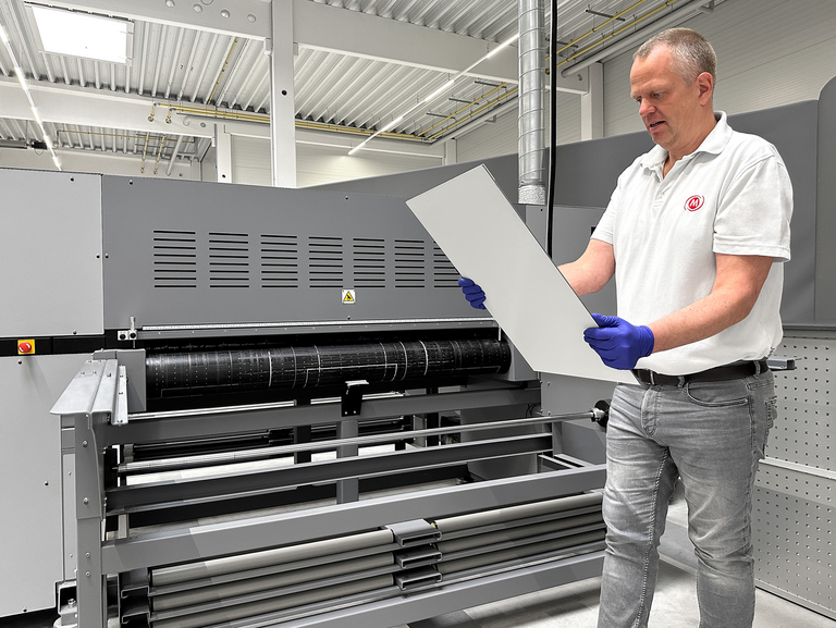 Direct printing on plate