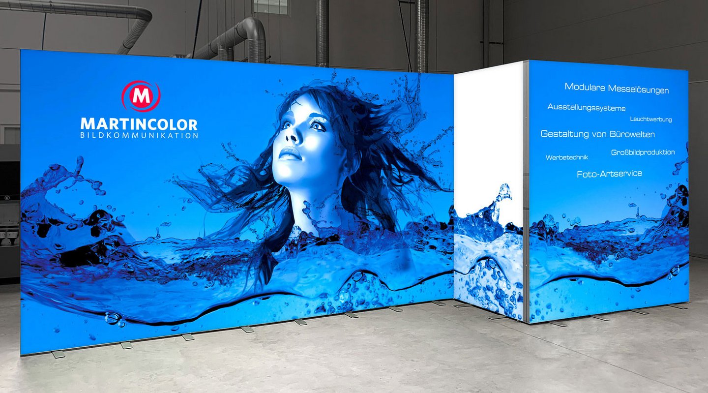 Stand de exposición LED modular