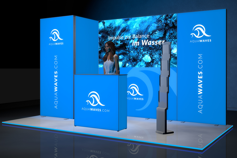 Messestand-Set LED 9 - Shop